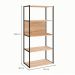 Estante Shelf Calvi e Preta 139 cm