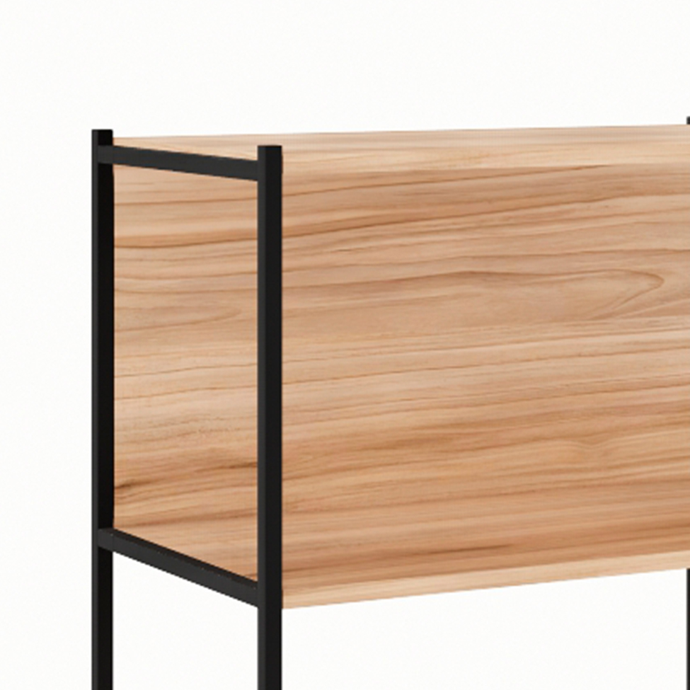 Estante Shelf Calvi e Preta 71 cm