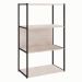 Estante Shelf Carvalho Berlin e Preta 105 cm