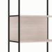 Estante Shelf Carvalho Berlin e Preta 173 cm