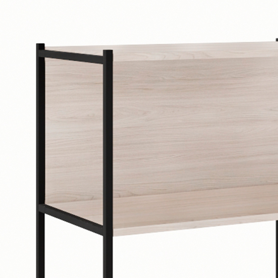Estante Shelf Carvalho Berlin e Preta 71 cm