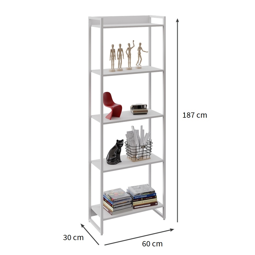 Estante Studio Branca 60x187 cm