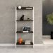 Estante Studio Carvalho Dark e Branca 60x146 cm