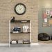 Estante Studio Carvalho Dark e Branca 80x104 cm