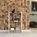 Estante Studio Carvalho e Branca 60x104 cm