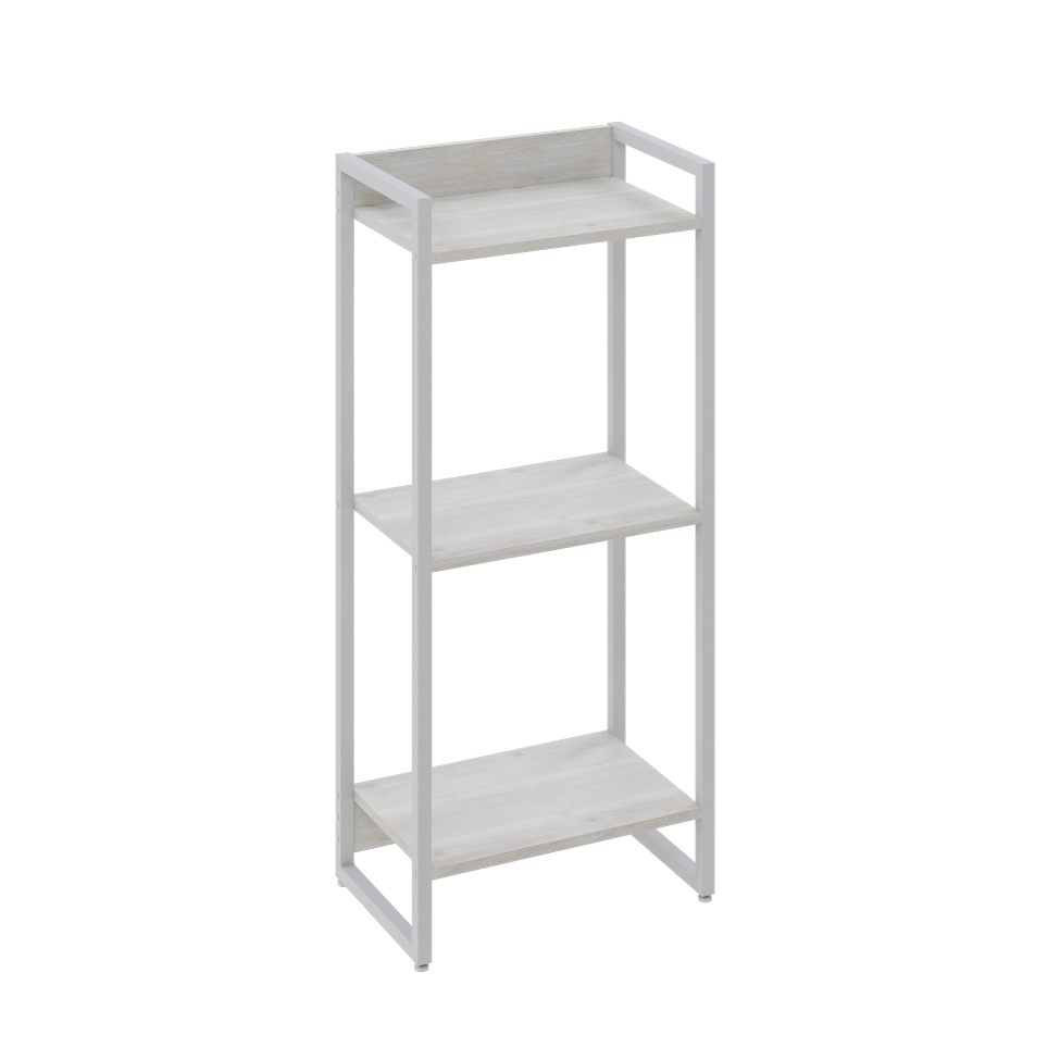 Estante Studio Snow e Branca 45x104 cm