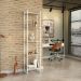 Estante Studio Snow e Branca 45x187 cm