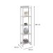 Estante Studio Snow e Branca 45x187 cm