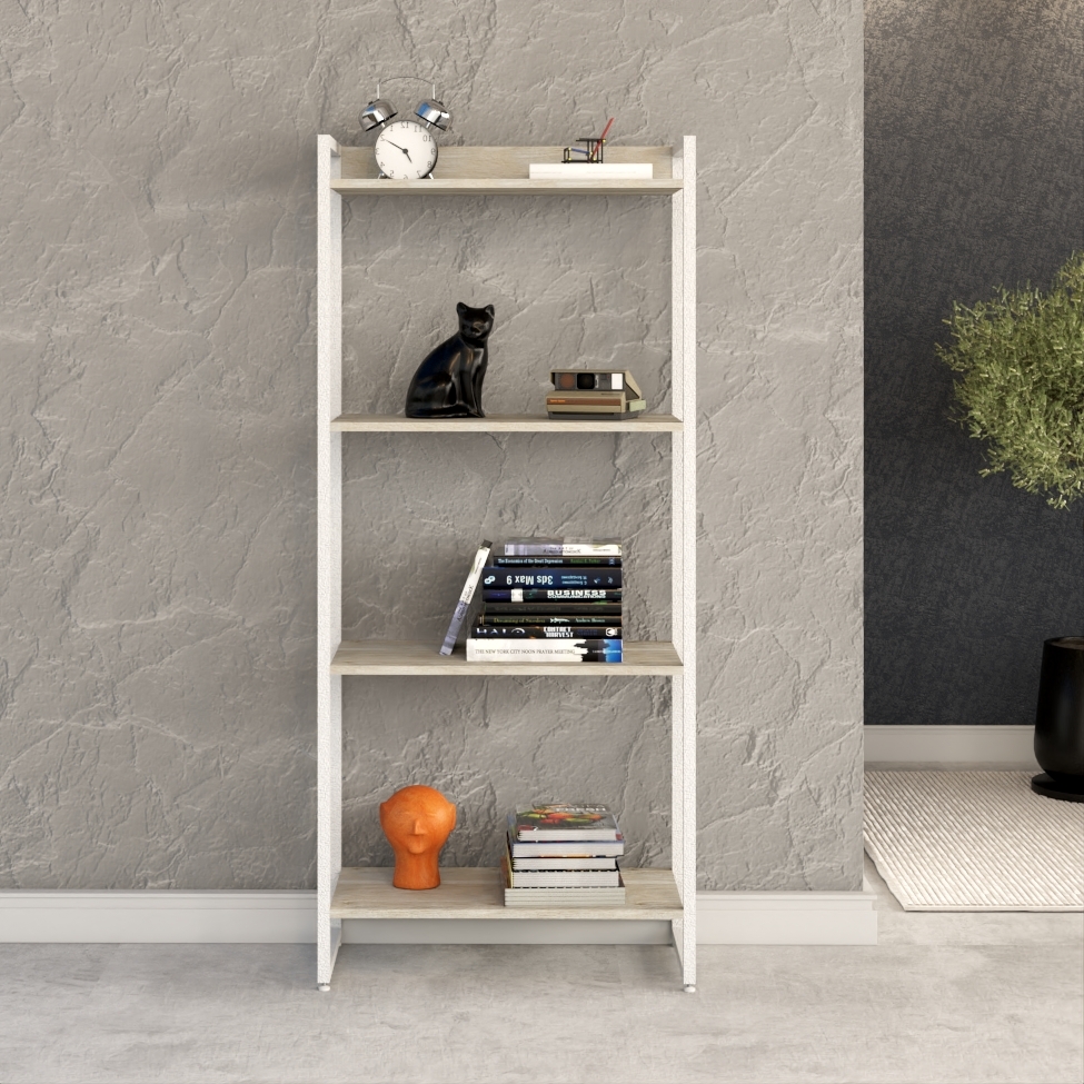 Estante Studio Snow e Branca 60x146 cm