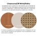 Estante Trama 2 Portas Cinamomo e Off White
