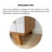 Estante Trama 2 Portas Cinamomo e Off White