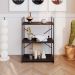 Estante com 3 Prateleiras Brooklyn Preta 60 cm