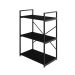 Estante com 3 Prateleiras Brooklyn Preta 60 cm