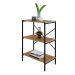 Estante com 3 Prateleiras Tub Mel e Preta 60 cm