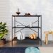 Estante com 3 Prateleiras Tub Preta 80 cm