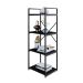 Estante com 4 Prateleiras Brooklyn Preta 45 cm