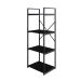 Estante com 4 Prateleiras Brooklyn Preta 45 cm