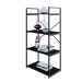 Estante com 4 Prateleiras Brooklyn Preta 60 cm