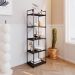 Estante com 5 Prateleiras Brooklyn Preta 45 cm