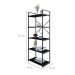 Estante com 5 Prateleiras Brooklyn Preta 60 cm