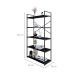 Estante com 5 Prateleiras Brooklyn Preta 80 cm