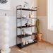 Estante com 5 Prateleiras Brooklyn Preta 80 cm