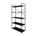 Estante com 5 Prateleiras Brooklyn Preta 80 cm