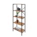 Estante com 5 Prateleiras Tub Mel e Preta 60 cm