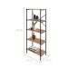 Estante com 5 Prateleiras Tub Mel e Preta 60 cm