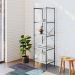 Estante com 5 Prateleiras Tub Snow e Preta 45 cm