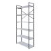 Estante com 6 Prateleiras Brooklyn Branca e Preta 80 cm