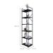 Estante com 6 Prateleiras Brooklyn Preta 45 cm