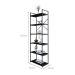 Estante com 6 Prateleiras Brooklyn Preta 60 cm