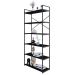 Estante com 6 Prateleiras Brooklyn Preta 80 cm