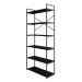 Estante com 6 Prateleiras Brooklyn Preta 80 cm