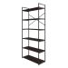 Estante com 6 Prateleiras Brooklyn Terracota e Preta 80 cm