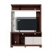 Estante para Home Theater e TV até 50 Polegadas Elba 2 Portas Nogueira e Off White