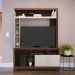 Estante para Home Theater e TV até 50 Polegadas Elba 2 Portas Nogueira e Off White
