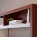 Estante para Home Theater e TV até 50 Polegadas Elba 2 Portas Nogueira e Off White