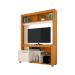 Estante para Home Theater e TV até 50 Polegadas Flávia 1 Porta Off White e Cinamomo