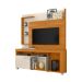 Estante para Home Theater e TV até 50 Polegadas Icaro Cinamomo e Off White