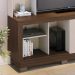 Estante para Home Theater e TV até 50 Polegadas Valença 2 PT Nogueira e Off White