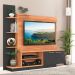 Estante para Home Theater e TV até 55 Polegadas Havana 2 PT Cinamomo e Grafite
