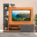 Estante para Home Theater e TV até 55 Polegadas Havana 2 PT Cinamomo e Grafite