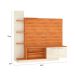 Estante para Home Theater e TV até 55 Polegadas Havana 2 PT Cinamomo e Off White