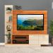Estante para Home Theater e TV até 55 Polegadas Havana 2 PT Cinamomo e Off White