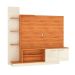 Estante para Home Theater e TV até 55 Polegadas Havana 2 PT Cinamomo e Off White