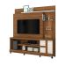 Estante para Home Theater e TV até 55 Polegadas com Rodízios Alan Naturale e Off White