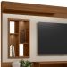 Estante para Home Theater e TV até 60 Polegadas Eldorado 2 PT Jatobá e Off White
