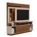 Estante para Home Theater e TV até 60 Polegadas Eldorado 2 PT Jatobá e Off White